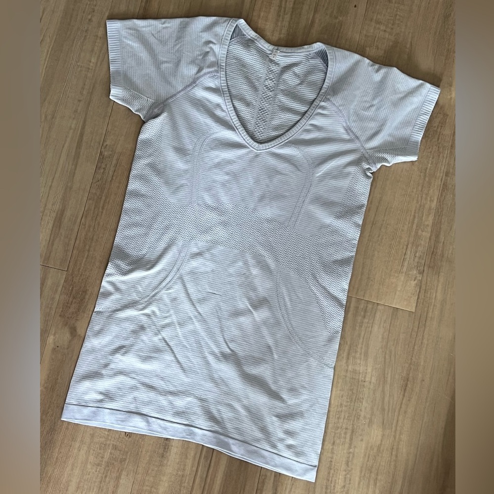 Lululemon swift tech short sleeve v neck lavender -6